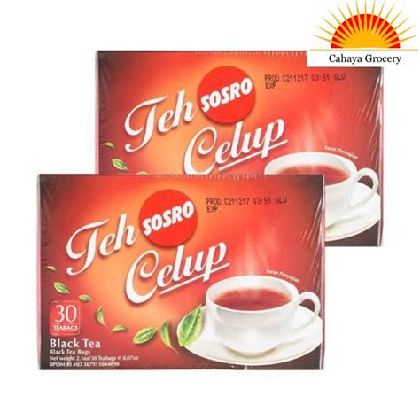 Jual Teh Celup Sosro Black Tea S Shopee Indonesia