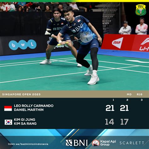 Rohmat On Twitter RT INABadminton Kalahkan Pasangan Korea Leo