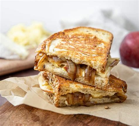 Brie And Apple Grilled Cheese Gina Gibson