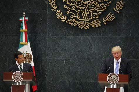 Mexicanos indignados por visita de Trump