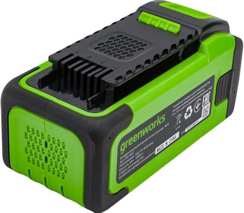 Аккумулятор Greenworks G40B8 40V, 8 А.ч 2951607 — купить по низкой цене ...
