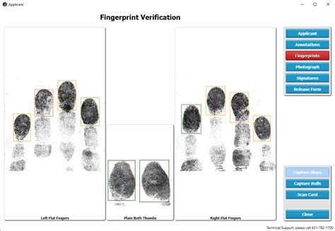 Live Scan Fingerprint Software PrintScan