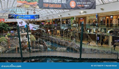 West Edmonton Mall with Colorful Attractions 4K Stock Video - Video of ...