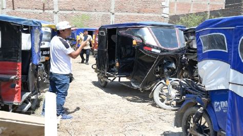 12 Mototaxis Fueron Internadas En El Depósito Municipal Por Realizar