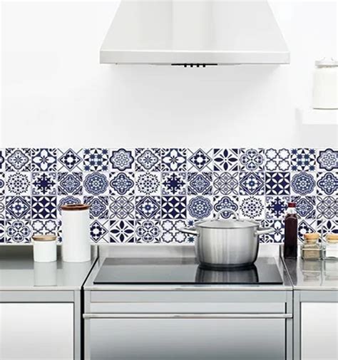 Tapiz Cubierta Adherible Talavera Vinil Cocina Muebles Pared Mercado