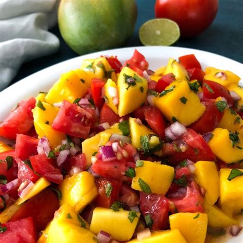 Tomato And Mango Salad Mia Kouppa Taking The Guesswork Out Of Greek