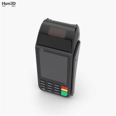 PAX s920 Point-of-Sale terminal 3D model - Electronics on Hum3D