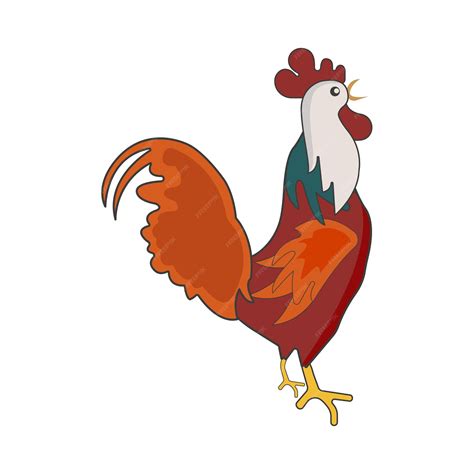 Premium Vector Illustration Of Rooster