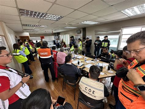 Simulacro de accidente de aviación en Cuenca Dirección General de