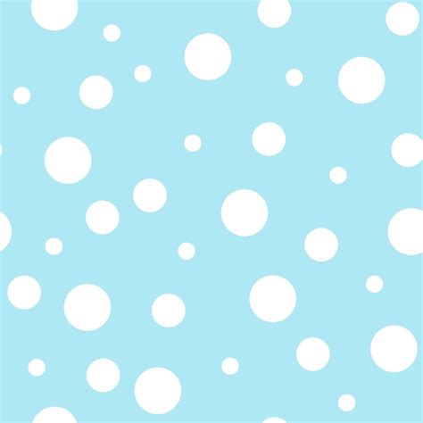 Premium Photo Seamless Pattern White Polka Dots On Blue Background