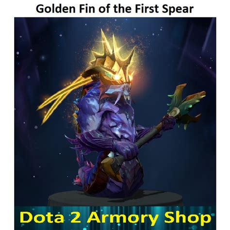 🔥 Dota2 Slardar 🔥 Golden Fin Of The First Spear 🔥 Ti10 Immortal Item