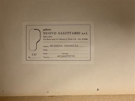 Michele Cascella Senza Titolo VENDERE QUADRI