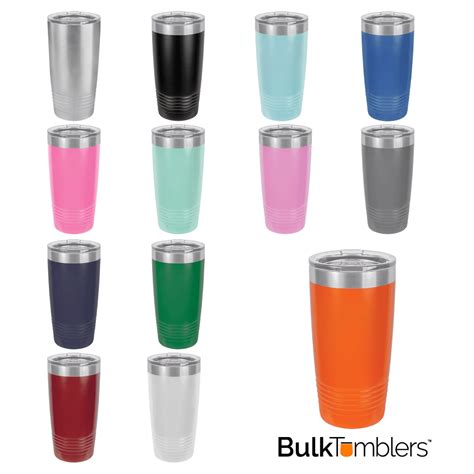 Case Of 24 Blank 20 Oz Stainless Steel Insulated Suregrip Tumblers W Bulk Tumblers