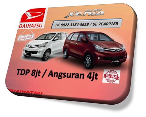 Daihatsu Dp Minim Dan Murah Cicilan Ringan Jualan Mobil