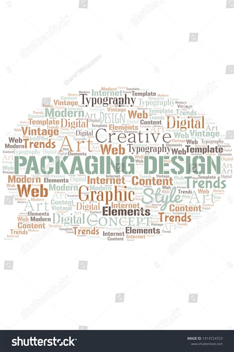 Packaging Design Word Cloud Wordcloud Made With Royalty Free Stock