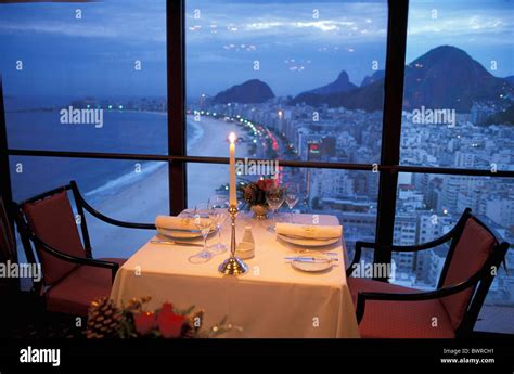 Brazil South America Rio De Janeiro Restaurant Le Saint Honore Hotel Le