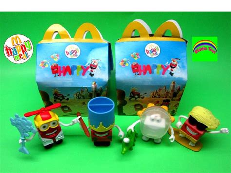 Mcdo Happy Meal Characters Toys 2015 Kiddie Toys Youtube