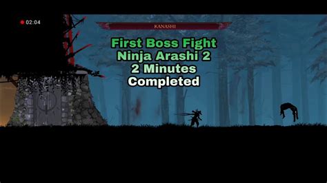 Ninja Arashi 2 First Boss FIGHT Kanashi Ninja Arashi 2 First Gameplay