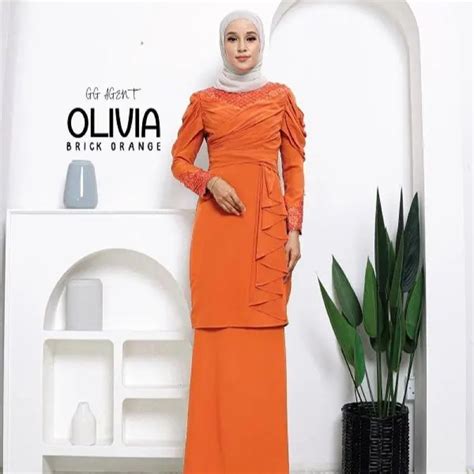 Kurung Olivia By Baju Raya Nikah Tunang Terkini Baju Raya Viral