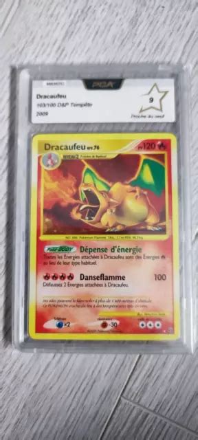 CARTE POKÉMON DRACAUFEU secrète 103 100 DP Tempête FR pca 9 EUR 700