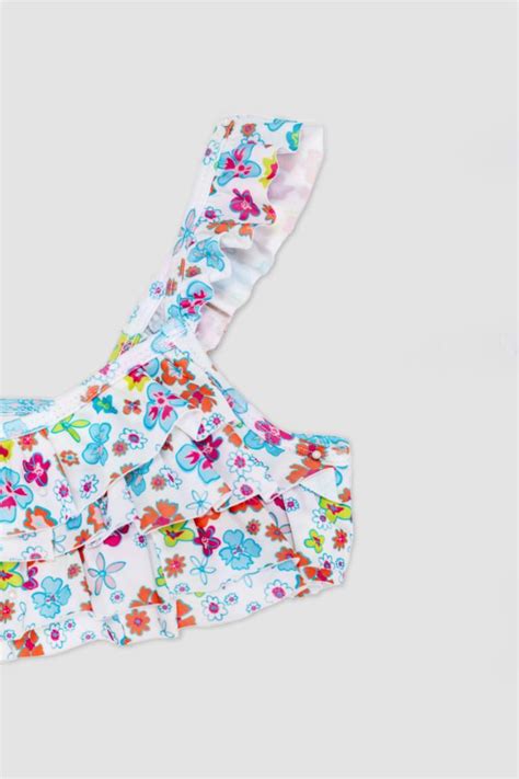 Mixed Color GIRLS TEENS Girl Patterned One Shoulder Bikini Set 2552725 DeFacto