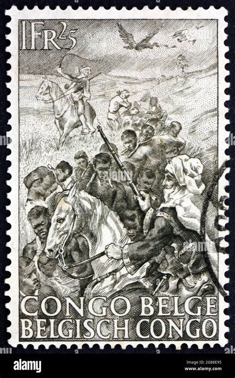 BELGIAN CONGO CIRCA 1947 A Stamp Printed In Belgian Congo Shows