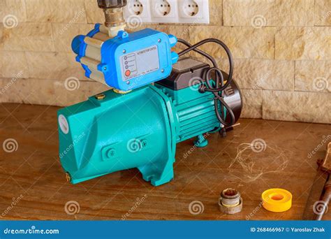 Preparation of a New Water Pump for Installation in a Water Supply ...