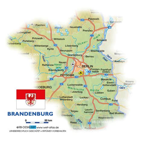 Brandenburg Map - Germany