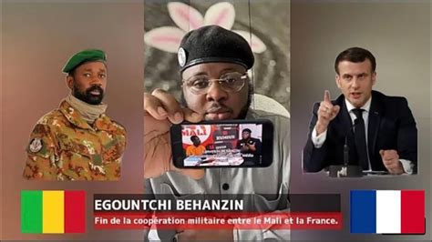 Egountchi Behanzin Le Mali Met Fin Aux Accords De D Fenses Avec La