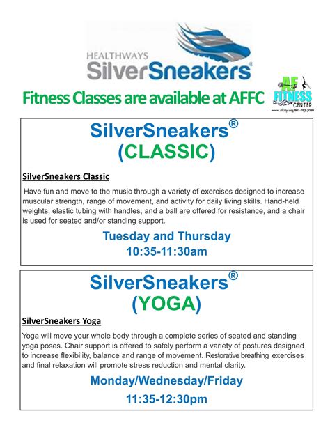 Senior/Silver Sneakers Fitness Classes | American Fork, UT - Official Website