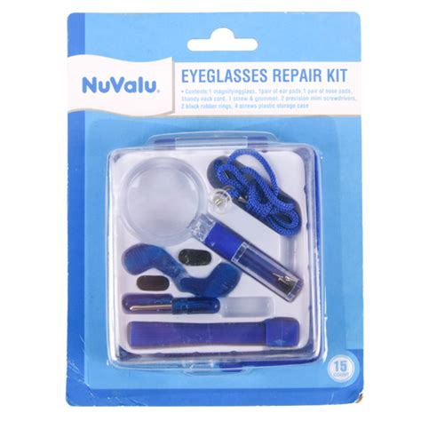 Nuvalu Eyeglass Repair Kit W Case Pinecone Distribution Inc