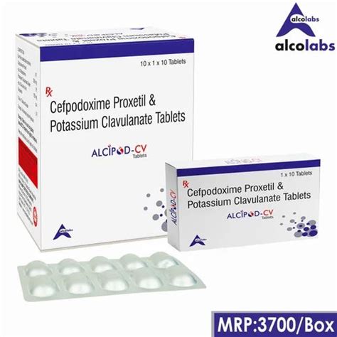 Alcipod Cv Cefpodoxime And Clavulanic Acid Tablet Packaging Type