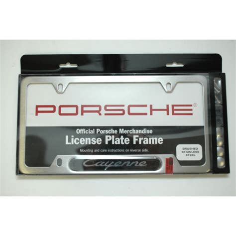 Porsche Cayenne License Plate Frame Pna