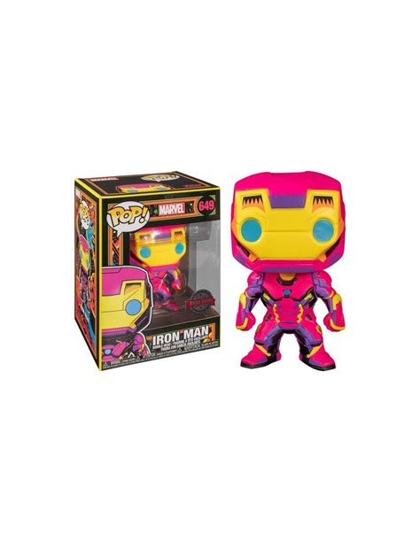 Funko Pop Iron Man Black Light Marvel