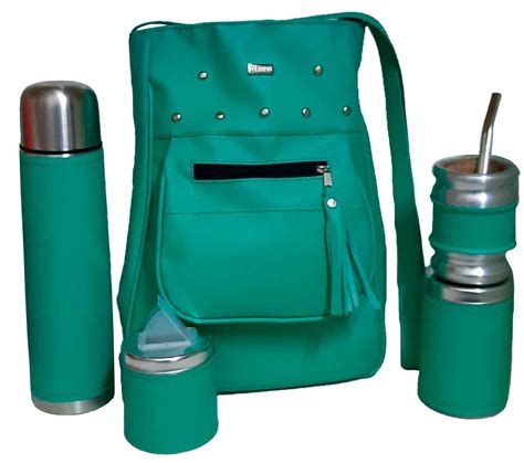 Set De Mate Con Cartera Turquesa Colecci N Yoyo Mundo Set Matero