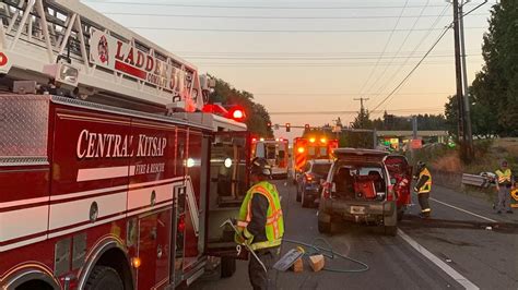 Chain Reaction Crash On Highway 303 Sends Two To Hospital