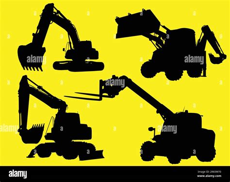 Building Machinery Stock Vector Images Alamy