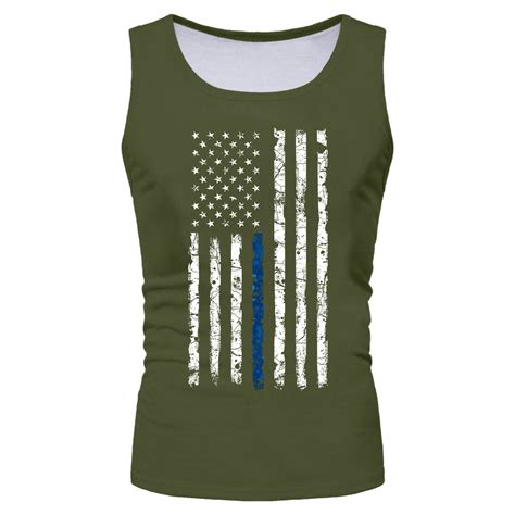 Himmake Mens 4th Of July Tank Top Mens Tank Tops Graphic Mens Tank Tops Beach Mens Tank Tops