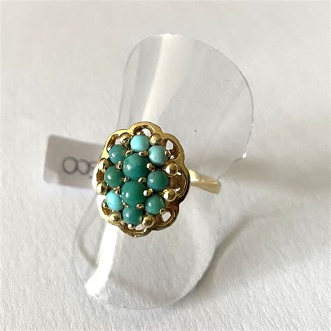 Vintage 18ct Yellow Gold and Turquoise Ring | Collector's World