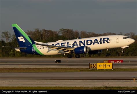 TF ICP Icelandair Boeing 737 MAX 8 By Julian Waller AeroXplorer