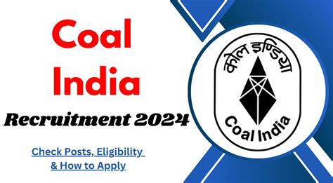 Coal India Recruitment Check Posts How To Apply