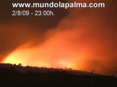 Incendio En Fuencaliente Y Mazo Isla De La Palma Canarias 02 08 09