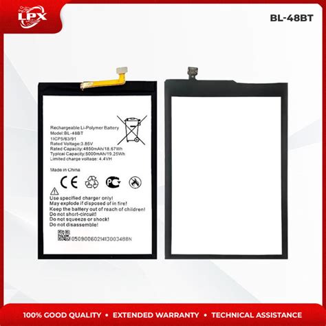 Lpx Cellphone Battery Bl Bt V Wh Mah Compatible With