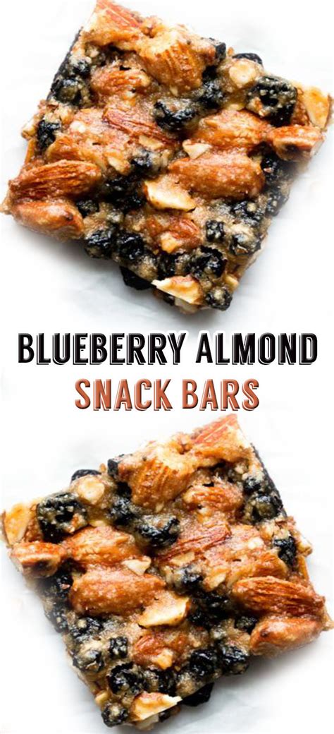 Blueberry Almond Snack Bars