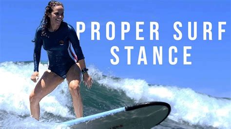 Proper Surf Stance For Beginners Learn How To Surf Series Youtube