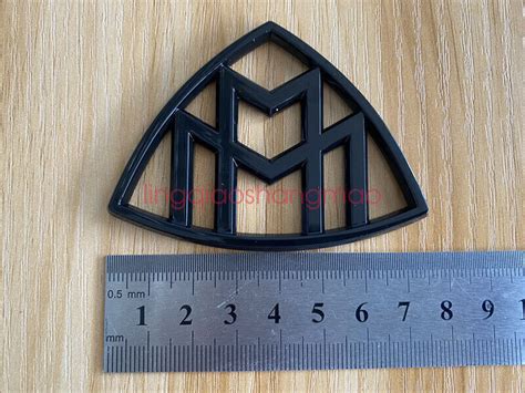 Gloss Black For Mercedes Benz Maybach Auto Car Side Emblem Badge Decal