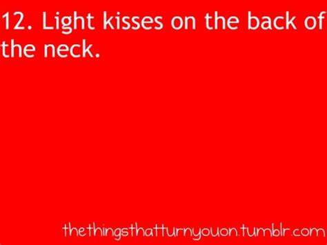 The Things That Make You Horny