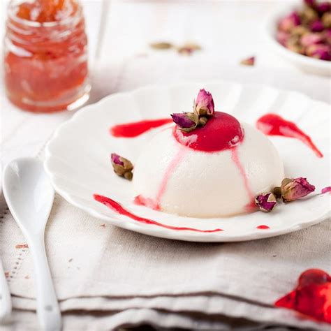 Recette Panna Cotta à Leau De Rose Facile Rapide