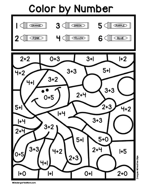 Color By Number Printables 2nd Grade