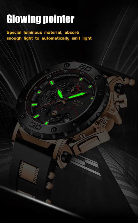 Reloj LIGE Deportivo Con Cronógrafo Quartz Leslaw Tienda Online